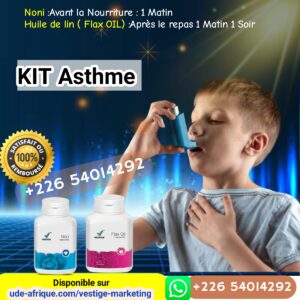Traitement Kit Asthme Vestige Marketing ude-afrique noni Huile de lin ( Flax OIL)