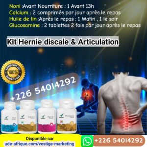 Kit Hernie discale et articulations